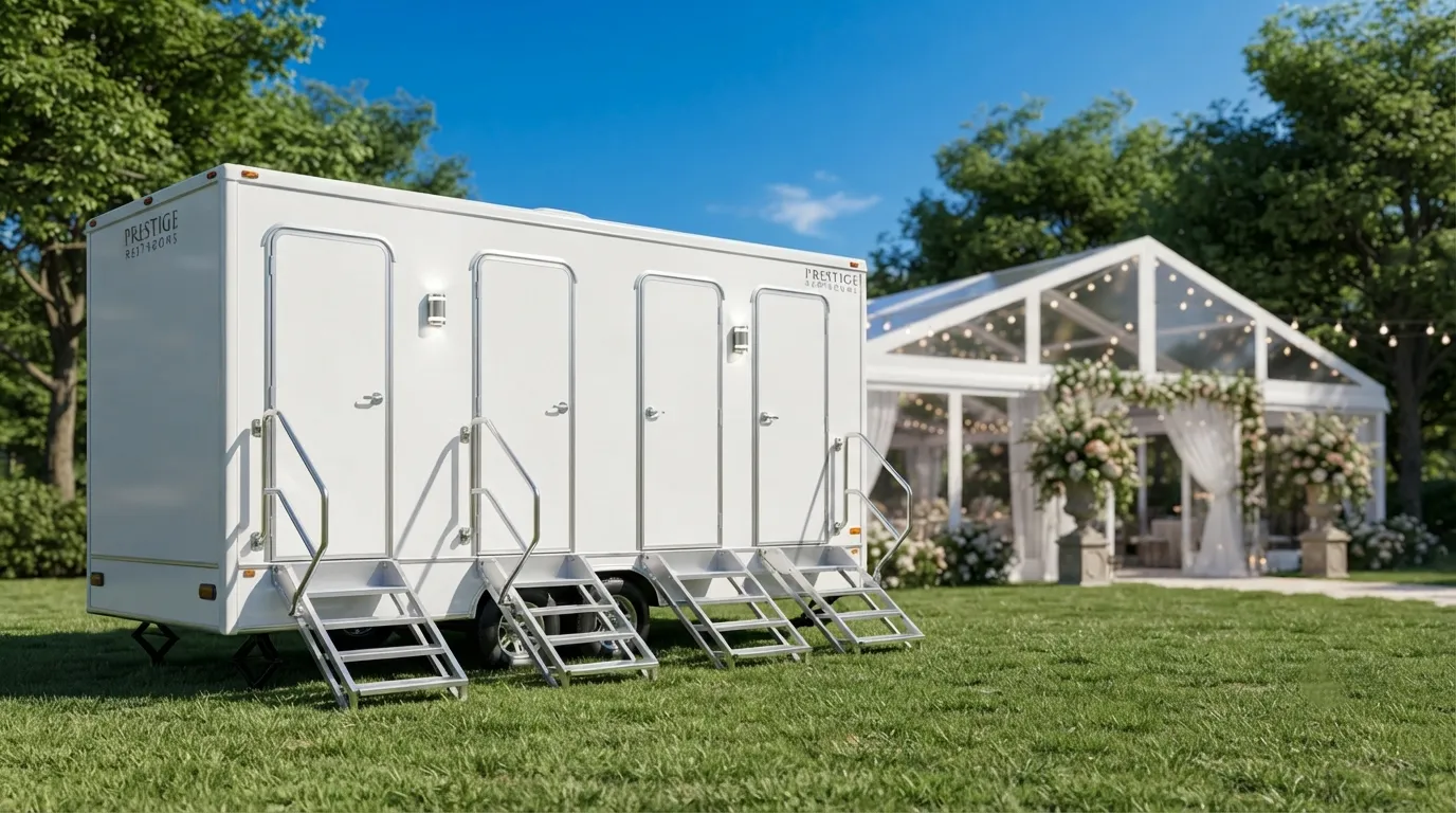4 Stall Restroom Trailer in Norfolk, VA